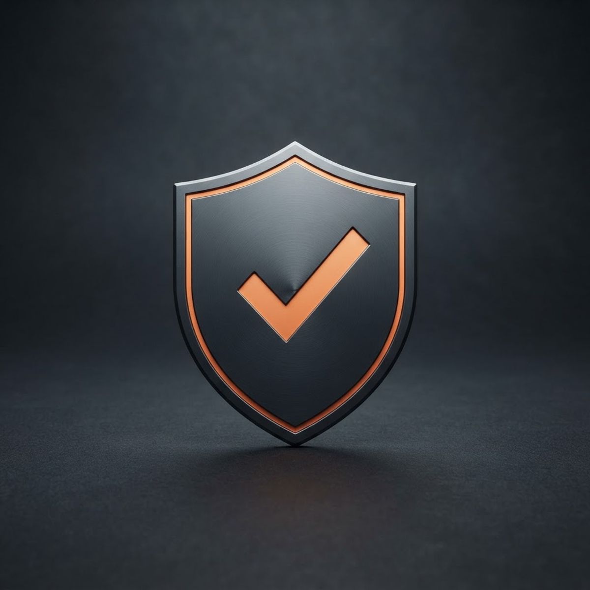 Badge met schild en vinkje voor veilig spelen
