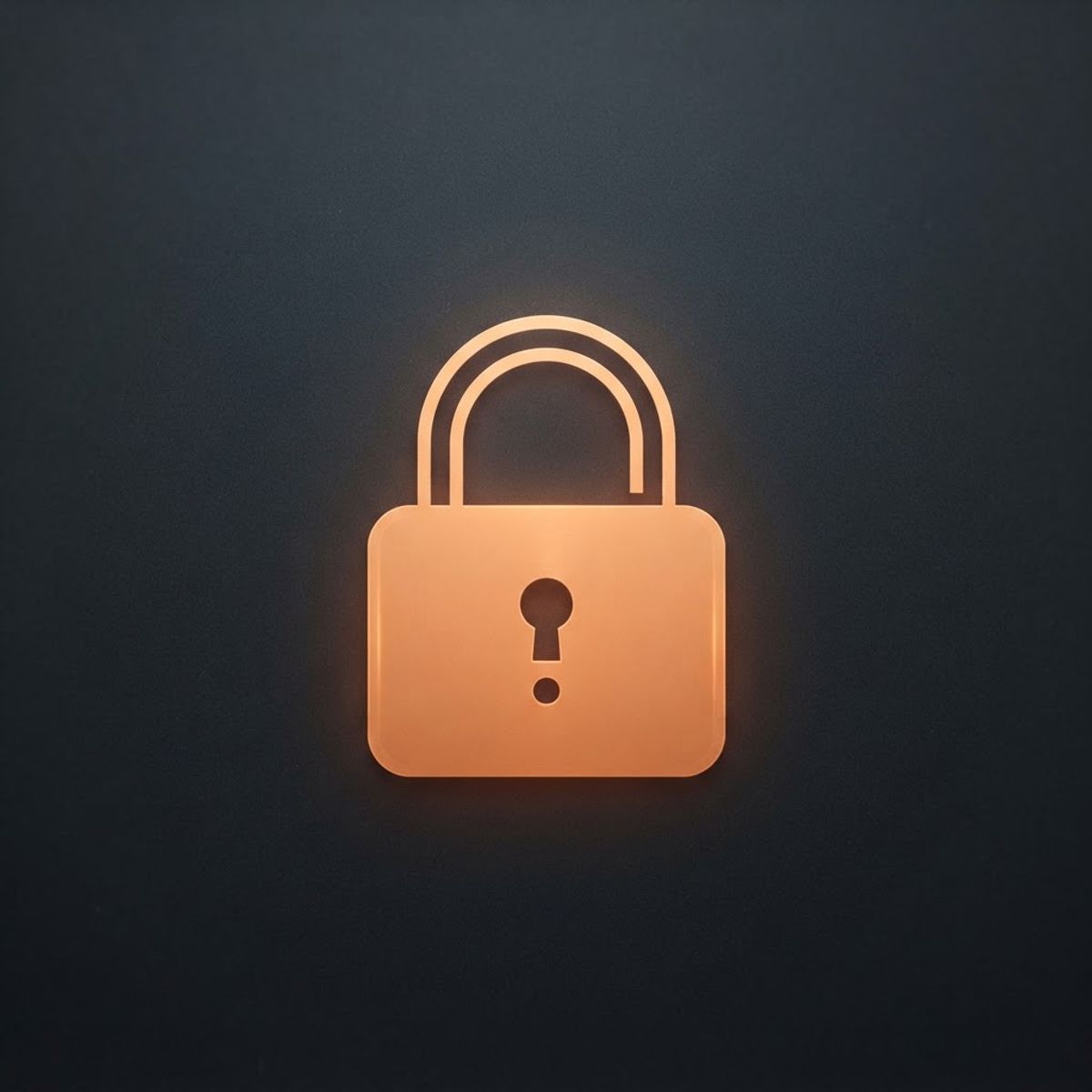 Hangslot icoon voor beveiligde transacties